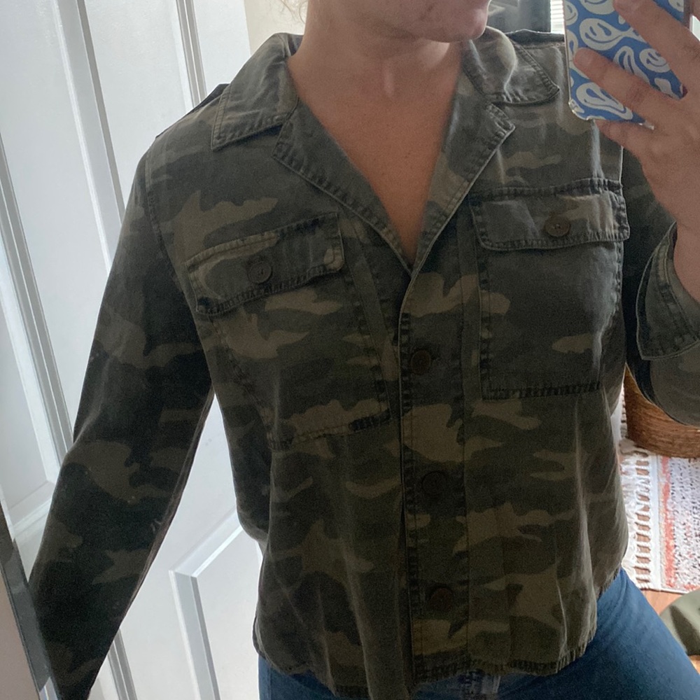 Lucky brand camo button up